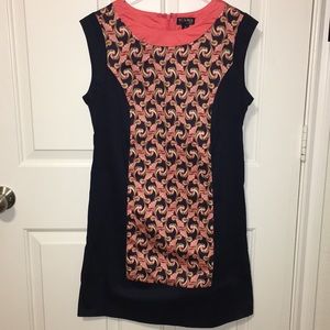 The Webster Miami at Target Dress Navy Blue Salmon